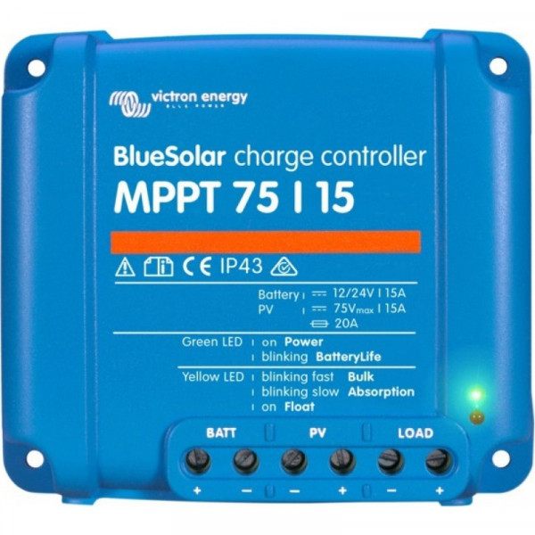 Victron Energy BlueSolar MPPT 75/15 Ρυθμιστής Φόρτισης 24V 15A