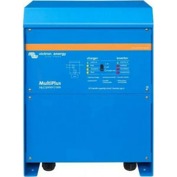 Victron Energy MultiPlus 24/5000/120 Inverter Καθαρού Ημιτόνου 5000W 24V Μονοφασικό