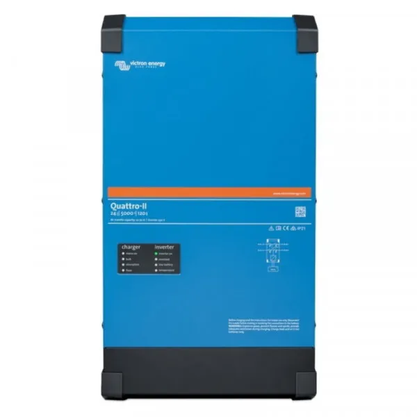 Victron Energy Quattro II 24/5000/120-50/50 Inverter Καθαρού Ημιτόνου 5000W 24V