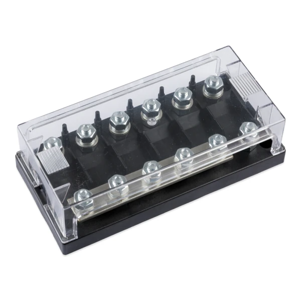 Victron Energy Six-way Fuse Holder for MEGA-fuse with Busbar (125A)