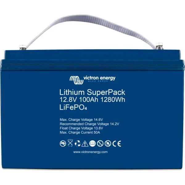 Μπαταρία VICTRON 12-100 LiFePO4 - High Current SuperPack Lithium τεχνολογίας - 12.8V 100Ah