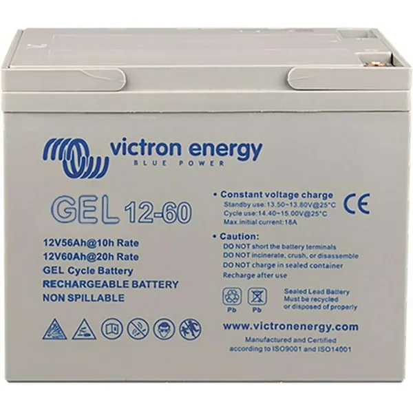 Victron Energy 12V/60Ah Gel Deep Cycle Battery