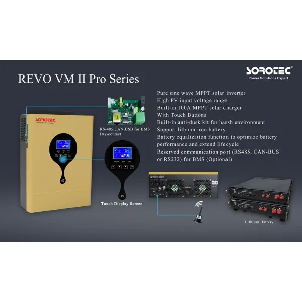 REVO VM II Pro Off Grid Solar Inverter 3.5kw with 90A MPPT Solar Controller