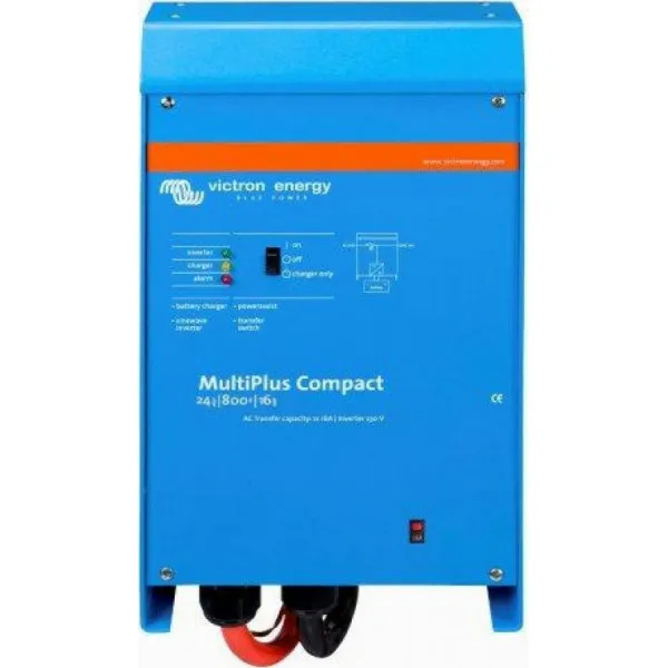 Victron Energy MultiPlus Compact C 24/800/16 Inverter Καθαρού Ημιτόνου 800W 24V Μονοφασικό