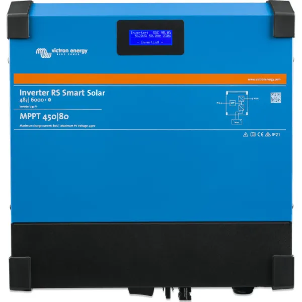 Μετατροπέας - inverter DC-AC καθαρού ημιτόνου & Solar Charger Victron Inverter RS Smart Solar 48/6000